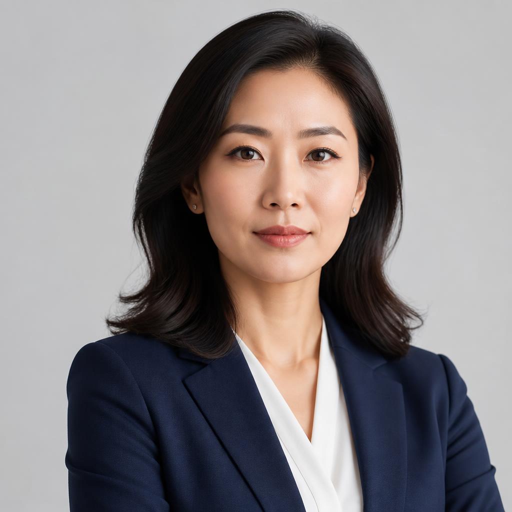 Serious Asian businesswoman representing MiMPeople compliance expertise