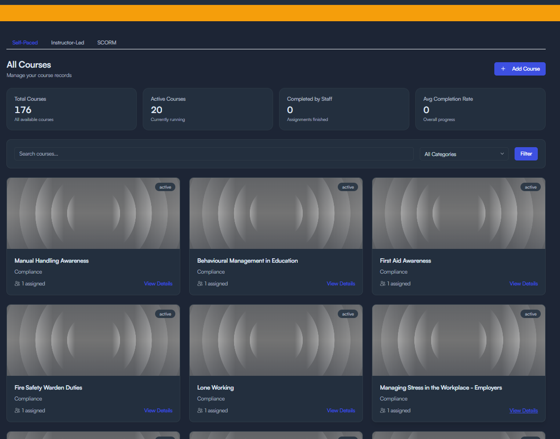 LMS — 200+ Courses