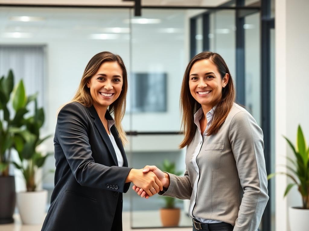 Business owner partnering with MiMPeople HR consultant